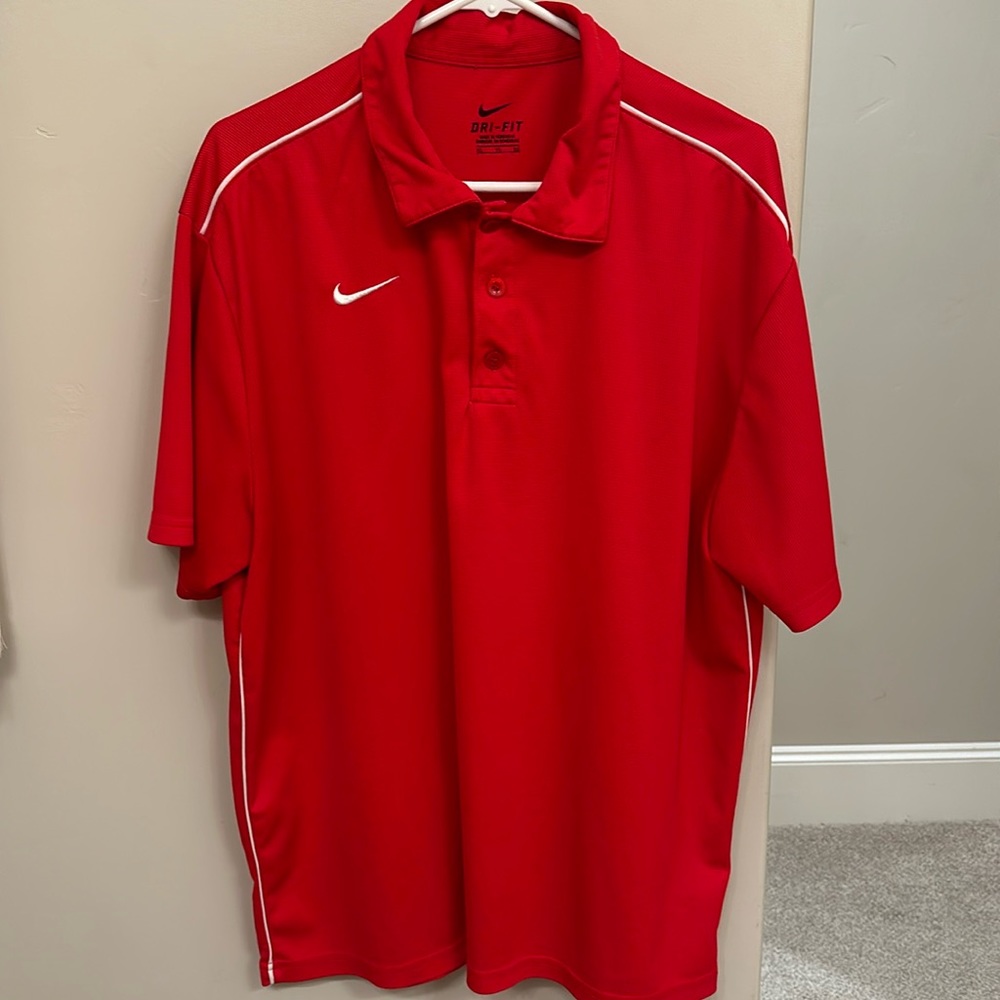 Nike Red Polo